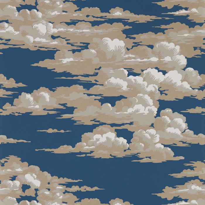 Silvi Clouds Yacht Blue Wallpaper