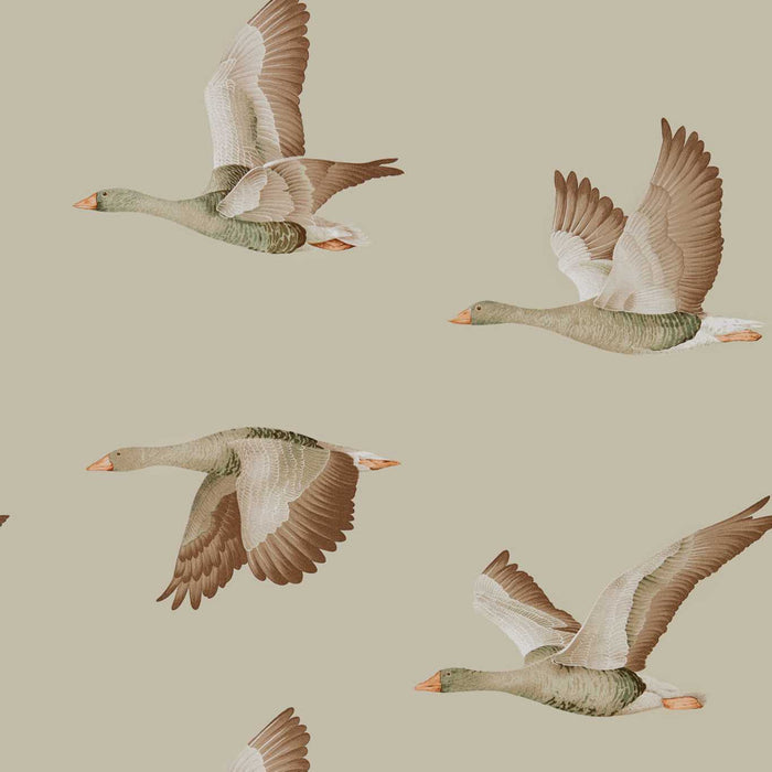 Elysian Geese Briarwood Wallpaper