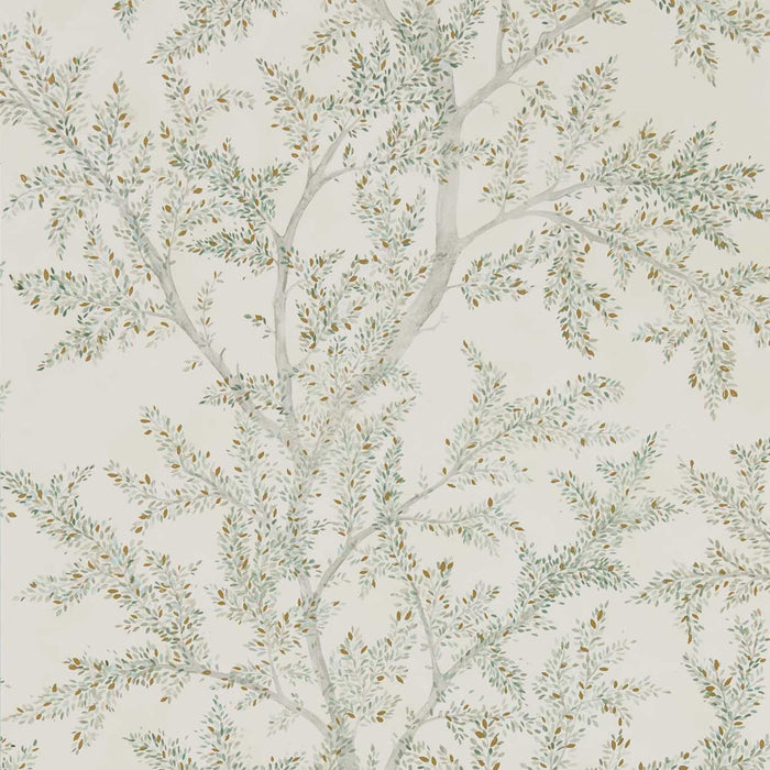 Farthing Wood Sage Grey Wallpaper