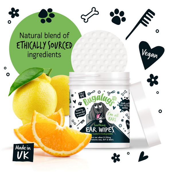 Bugalugs 100x Soothing Ear Wipes