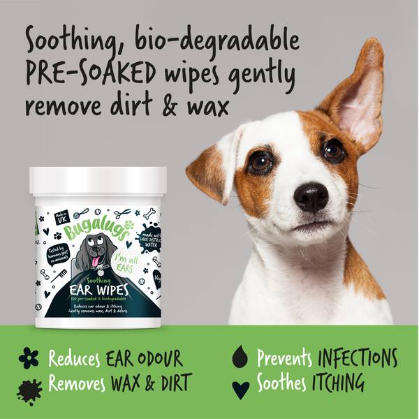 Bugalugs 100x Soothing Ear Wipes