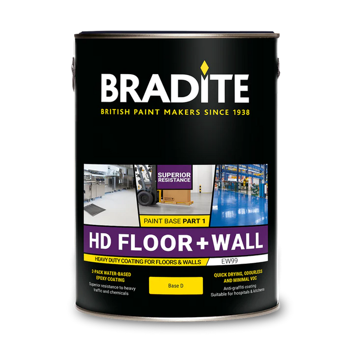 Bradite EW99 HD Floor & Wall 2 Pack QD Water Based Epoxy White