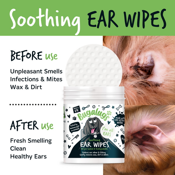 Bugalugs 100x Soothing Ear Wipes