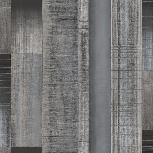 Galerie Agen Stripe Wallpaper Charcoal G56571