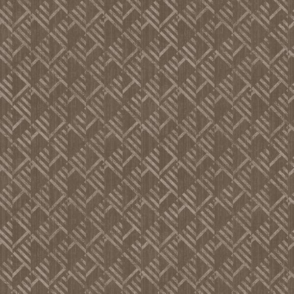 Galerie Block Flock Wallpaper Brown G56579