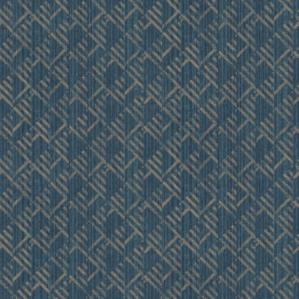 Galerie Block Flock Wallpaper Blue G56582