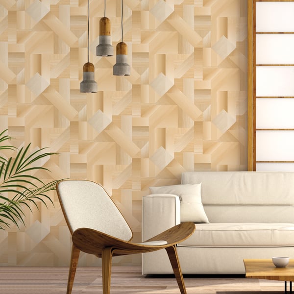 Galerie Shape Shifter Wallpaper Gold G56628