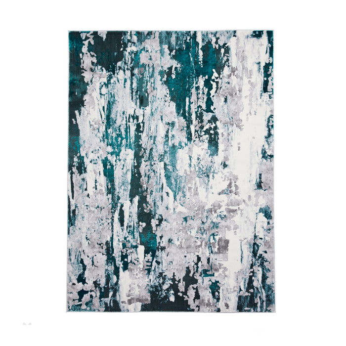 Apollo GR580 Grey/Green Modern Abstract Rug