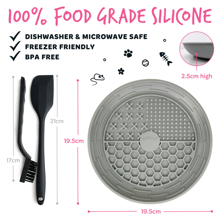 Bugalugs Lick Bowl Grey
