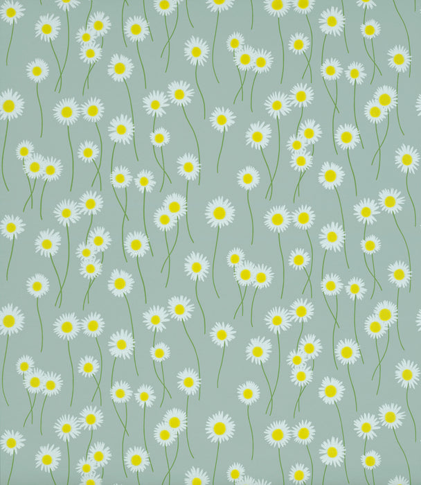 Little Greene Moon Daises Celestial Blue