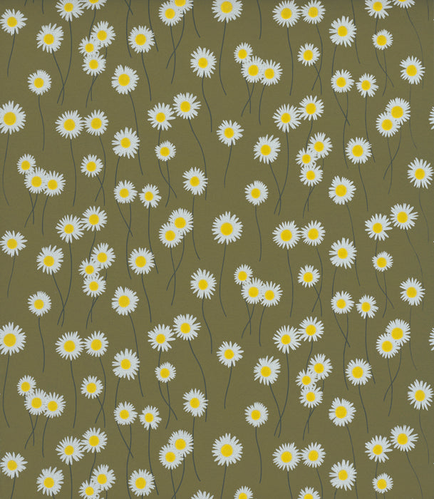 Little Greene Moon Daises Olive Colour