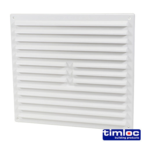 Timco Timloc Internal Plastic Louvre Grille Vent - White - 1212W 260 x 235