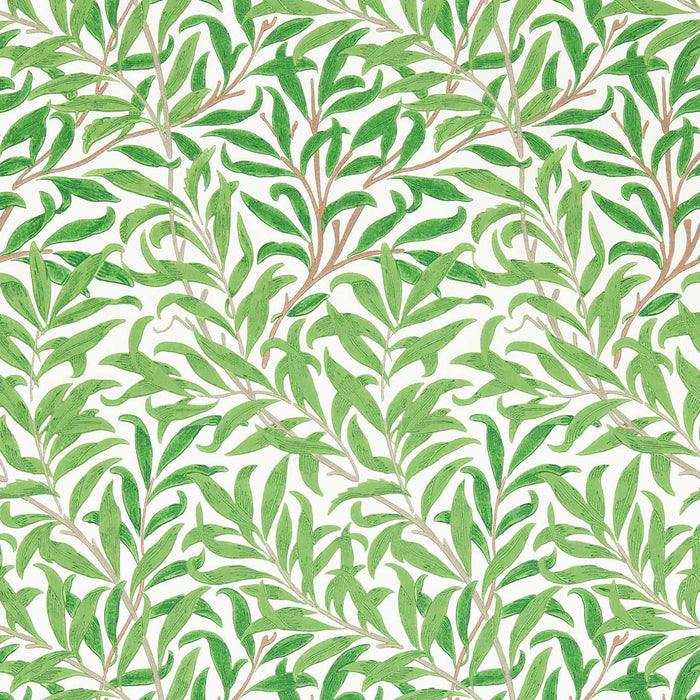 Morris & Co Willow Bough Leaf Green Wallpaper