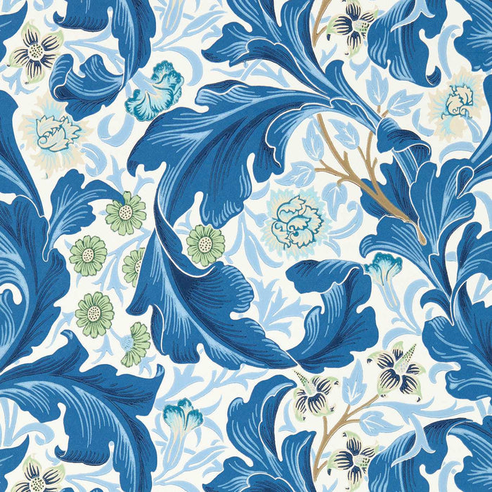 Morris & Co Leicester Paradise Blue Wallpaper