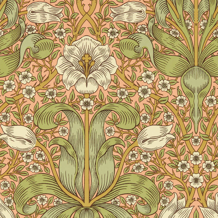 Morris & Co Spring Thicket Fruit Punch Wallpaper