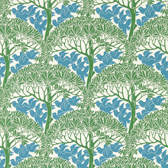 Morris & Co The Savaric Garden Green Wallpaper