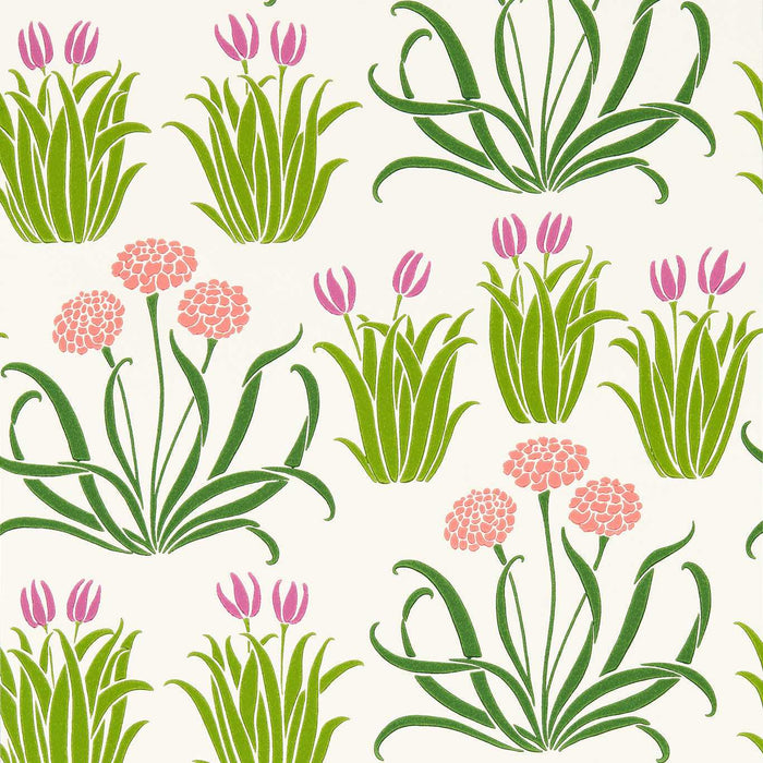 Morris & Co Glade Tulip Fields Wallpaper