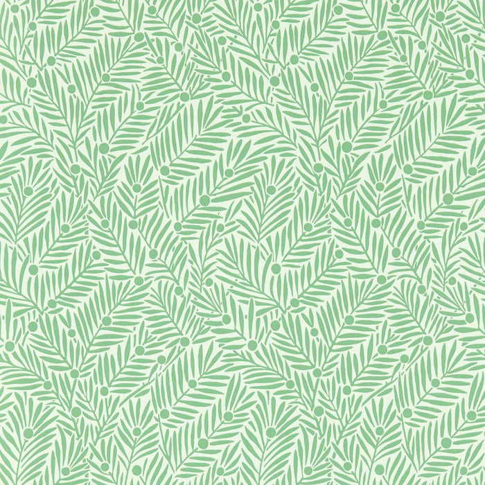 Morris & Co Yew & Aril Spearmint Wallpaper