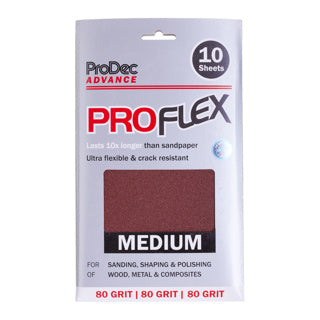 Proflex 10x Pack Sandpaper Sheets
