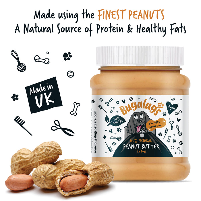 Bugalugs 340gm Peanut Butter