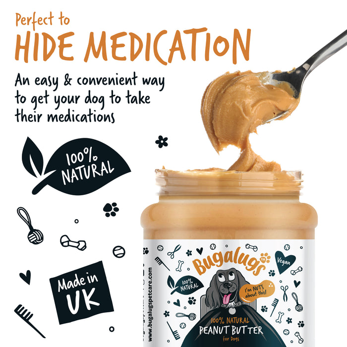 Bugalugs 340gm Peanut Butter