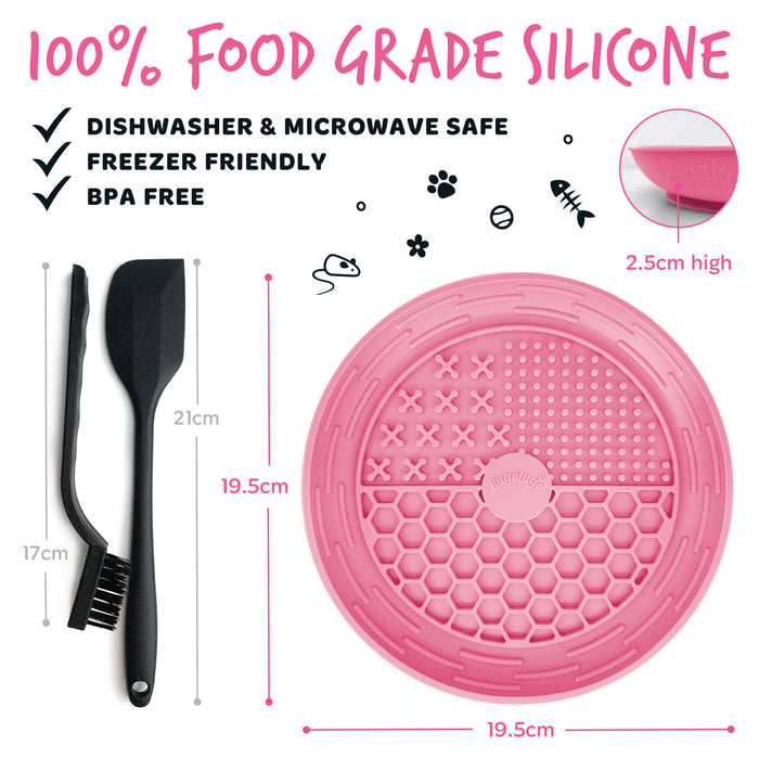 Bugalugs Lick Bowl Pink