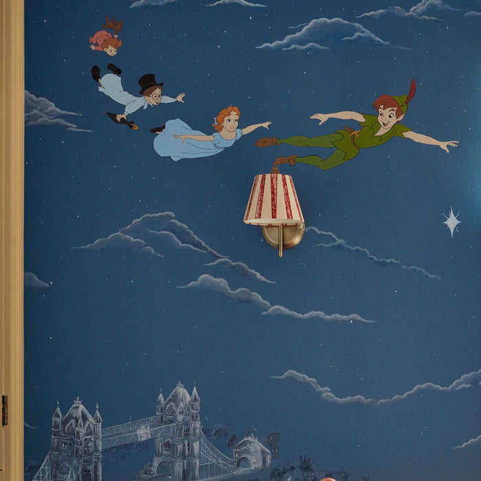 Peter Pan Evening Blue Wallpaper