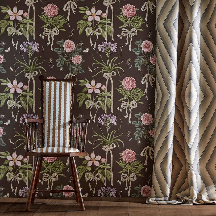 Cupid`s Beau Morel/Mantle Wallpaper