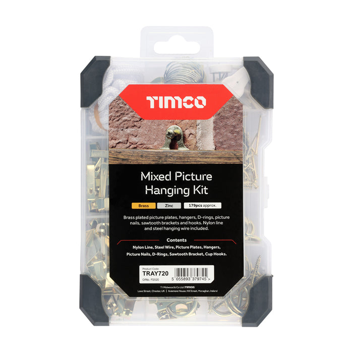 Timco Mix Picture Hanging Kit - 179pcs
