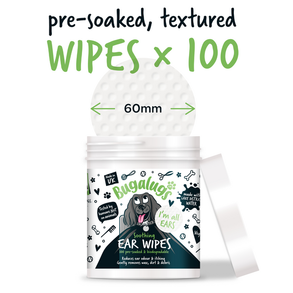 Bugalugs 100x Soothing Ear Wipes