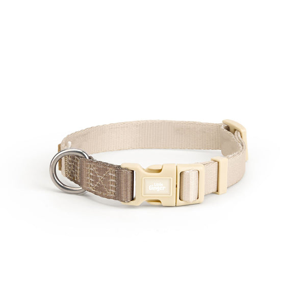Little Ginger Two Tone Collar Cafe Latte