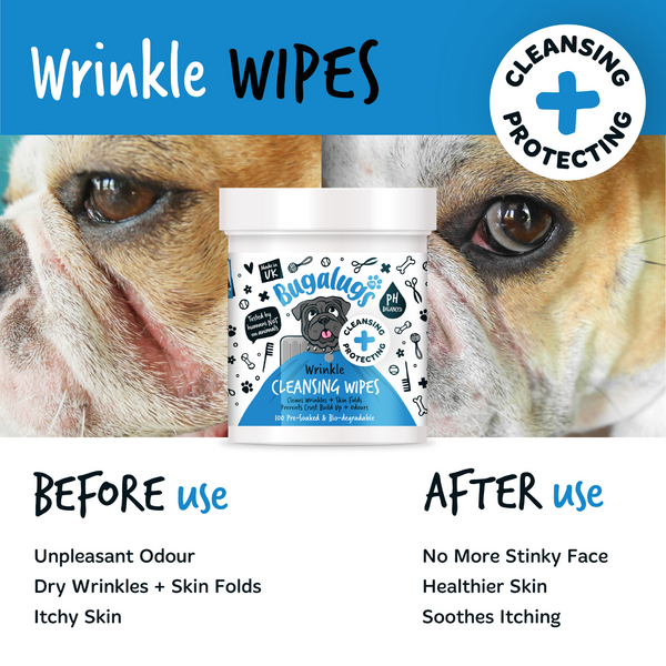 Bugalugs Wrinkle Wipe pads (100)