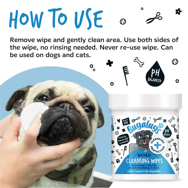 Bugalugs Wrinkle Wipe pads (100)