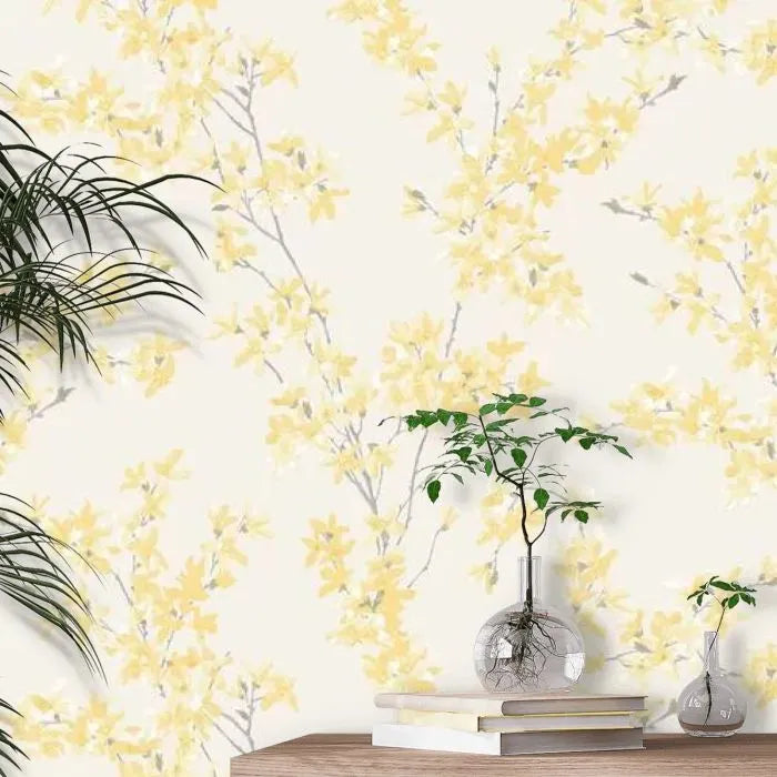 Laura Ashley Wallpaper Forstyhia Sunshine 113350