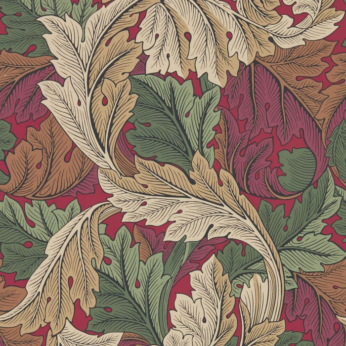 Morris & Co Acanthus Madder/Thyme Wallpaper