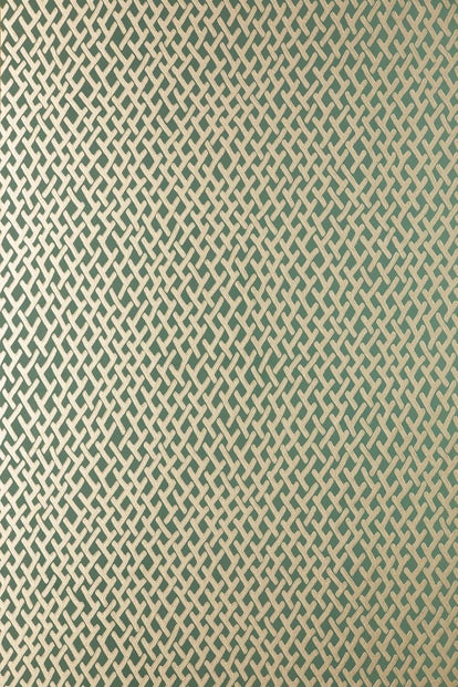 Farrow & Ball Wallpaper Amime Green/Gilver BP4407