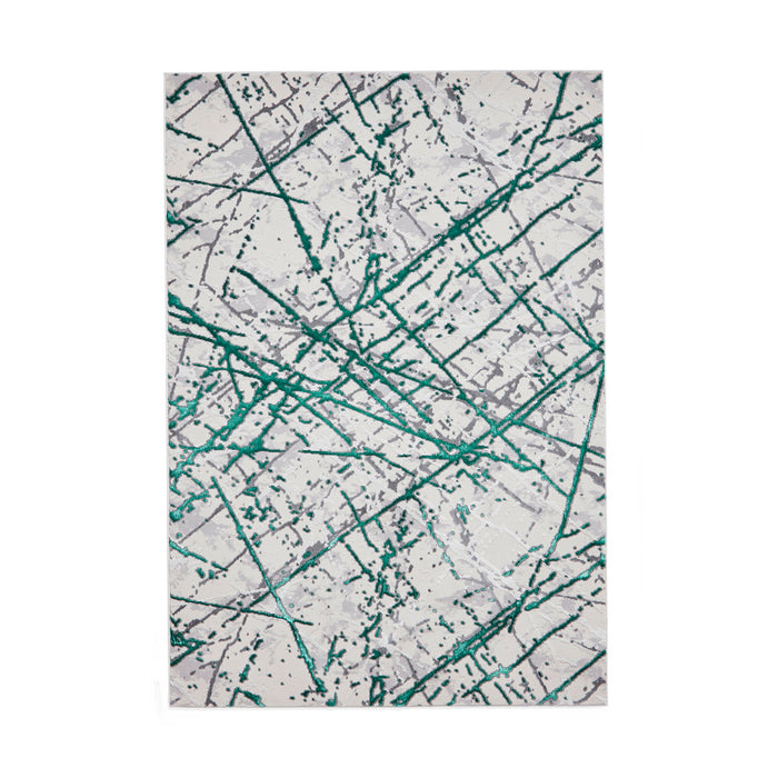 Artemis B8403A Green/Silver Modern Abstract Rug