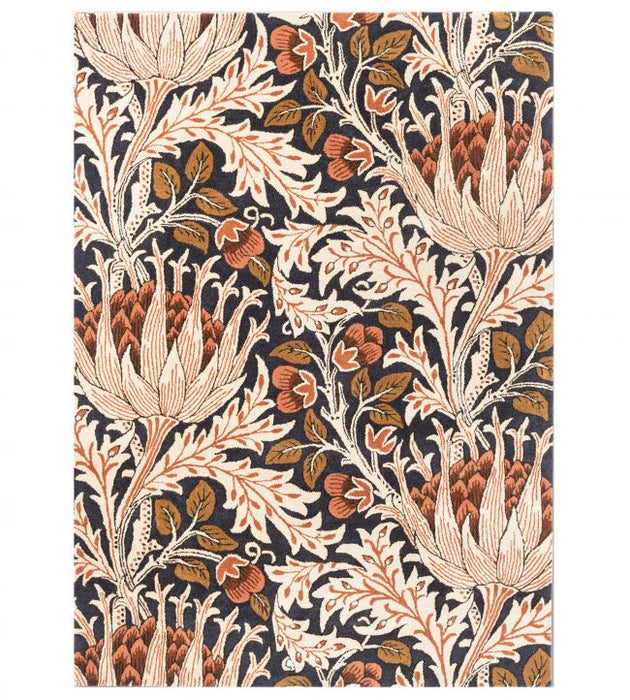 Morris & Co Oak Rug Artichoke Amber Charcoal