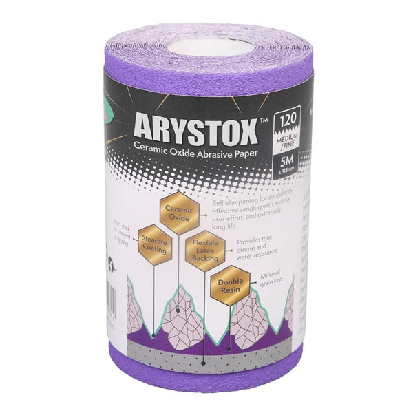 Axus Arystox Ceramic Oxide Abrasive 5mtr Roll