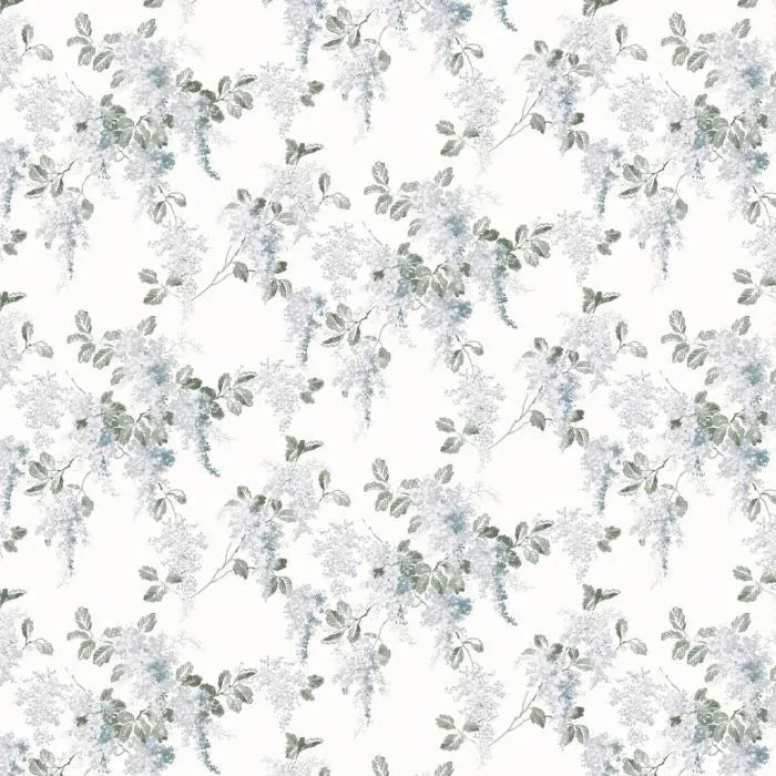 Laura Ashley Mirabelle Wallpaper - 130106 - Pale seaspray