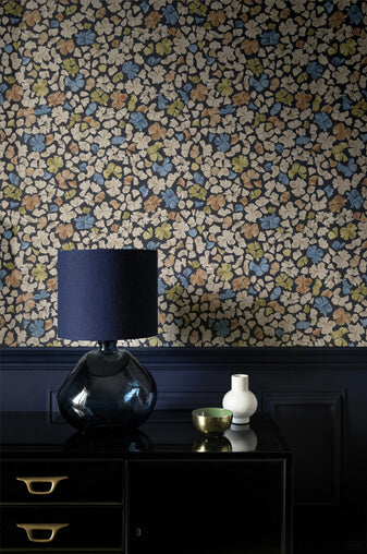 Paint Library Wallpaper Feather Flora Soba