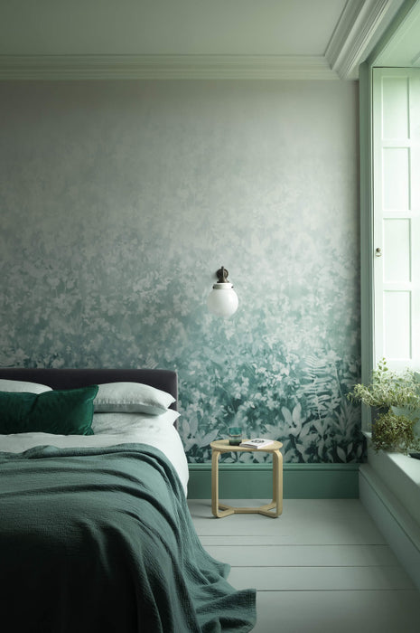 Paint Library Wallpaper Folia Teal