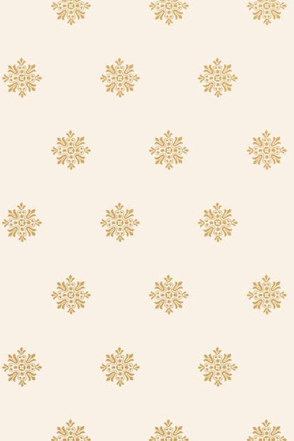 Farrow & Ball Wallpaper Brockhampton Star BP 506 Metallic Gold / Off White