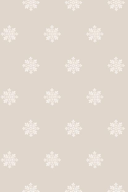 Farrow & Ball Wallpaper Brockhampton Star BP 520 White / Dark Cream