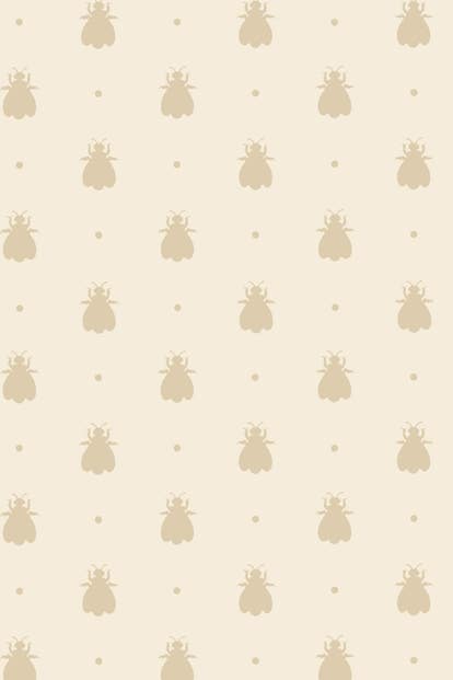 Farrow & Ball Wallpaper Bumble Bee BP 509 Beige / Cream