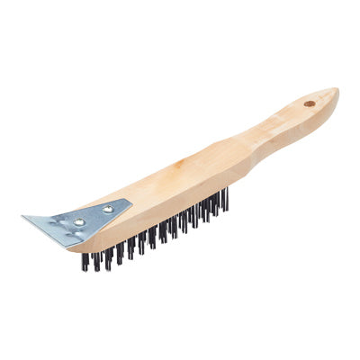 ProDec 4 row 11" First Task Wire Brush C/W Scraper- BWB4