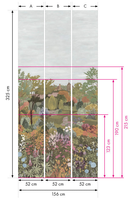 Little Greene Castle Garden Tea With Florence Pale Lime