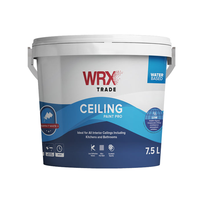 WRX Trade White Ceiling Paint Pro - 7.5L