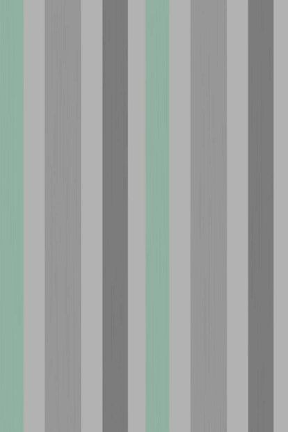 Farrow & Ball Wallpaper Chromatic Stripe BP4202 Green/ Taupe/ Black/ Grey