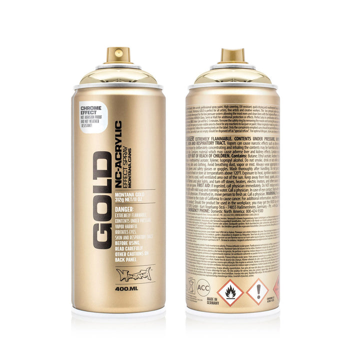 Montana GOLD 400ml - Chrome Effect Colours